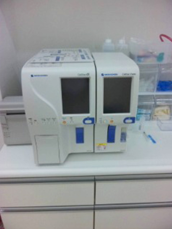 おはようこどもクリニック　全自動血球計数器･CRP